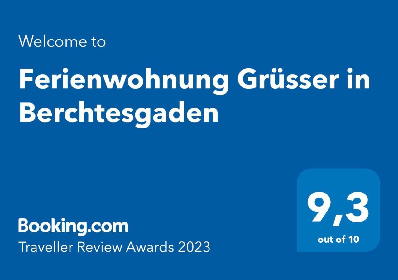 Ferienwohnung Gruesser In Berchtesgaden Exterior foto
